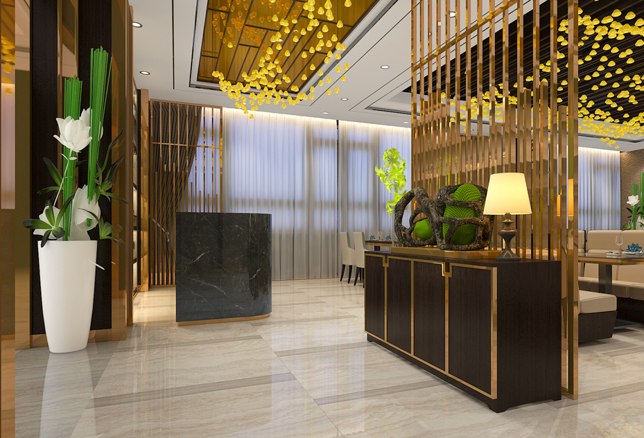 大兴餐饮空间前厅设计