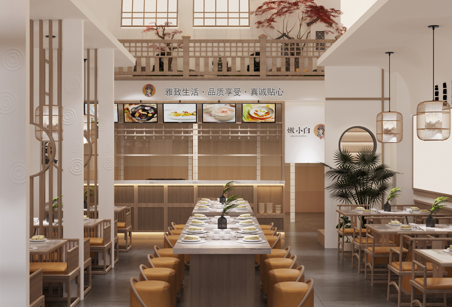 嫩小白早餐店设计